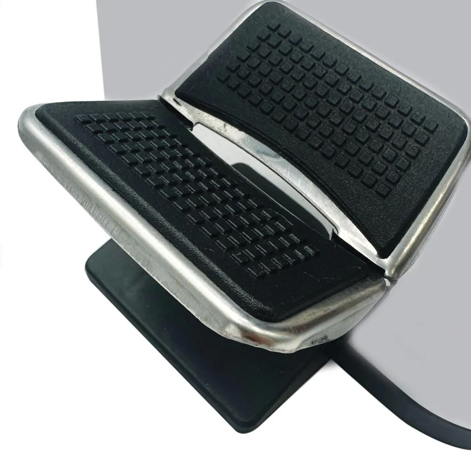 Pattumiera daBagno 3 L in alluminio con Pedale 18x11x25 cm Rettangolare 3566 - Immagine 3 di 4