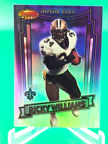 Ricky Williams 1999 Bowman's Best Honor Roll Rookie Card