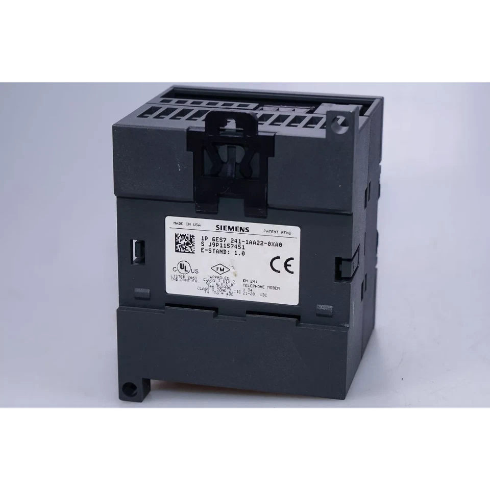 6ES7 241-1AA22-0XA0 Siemens simatic S7-200 EM241 Very Nice Used Tested PM - Image 3 of 4