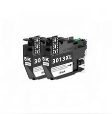 2pk for Brother LC3011 Lc-3011 Black Ink Cartridge Set MFC-J491DW