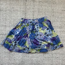 Old Navy Floral Blue Skirt