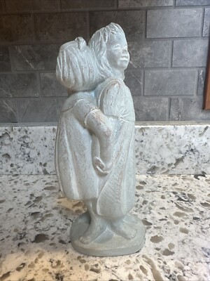 Vintage Isabel Bloom Signed ''Sisters'' Sculpture Figurine 6  No Box