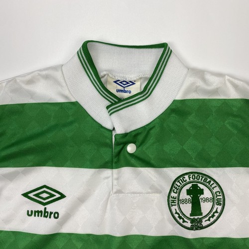 Vintage Celtic 1987 1988 1989 KIDS Umbro Home Football Shirt Soccer Centenary - Picture 8 of 15
