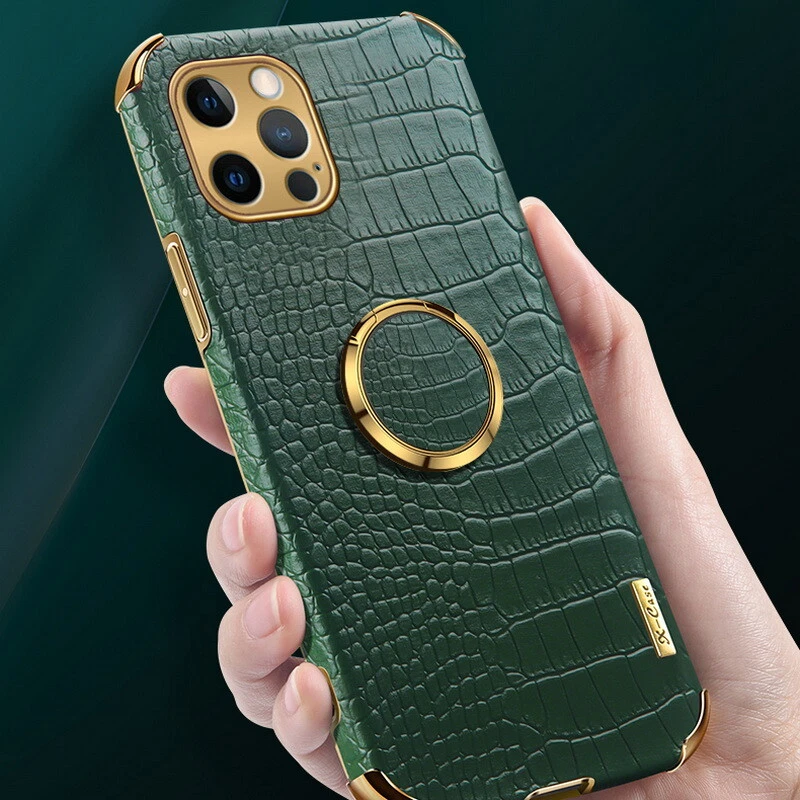 ShockProof Leather Holder Case Cover For iPhone 17 16 15 14 13 Pro Max 12 11 XR - Image 4 of 4