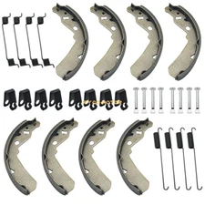 Front & Rear Brake Shoes Kit for Kawasaki Mule 600 Mule 610 KAF400 2005-2016
