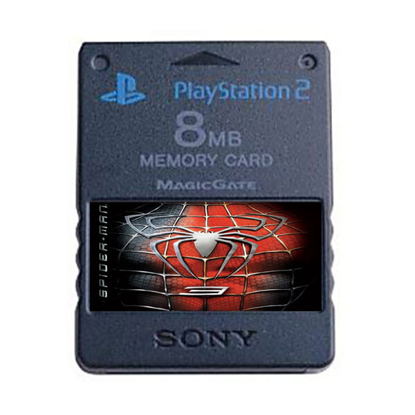 Spider Man 3 PS2 Official Memory Card Unlocked 100% Completed