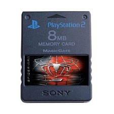 Spider Man 3 PS2 Official Memory Card Unlocked 100 Completed Saves