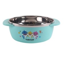 Pinkfong Shark Family Non Slip Feeding Children Kid Bowl Dish Stainless Steel