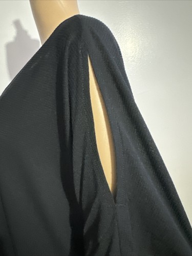 NEW DIRECTIONS CURVY BLACK COLD SHOURDES 3X Women's NEW! - Picture 5 of 11