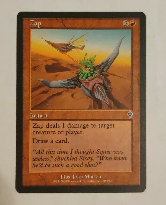 MTG Zap Invasion 180/350 Regular Common Magic the gathering | eBay
