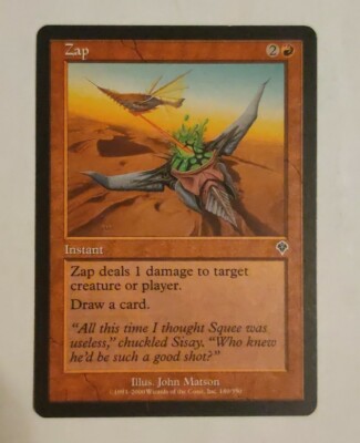 MTG Zap Invasion 180/350 Regular Common Magic the gathering | eBay