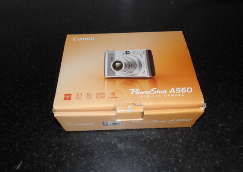 Canon PowerShot A560 Compact Digital Camera 7.1MP BOXED RETRO CCD SENSORS - Picture 6 of 24