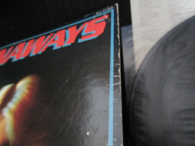 Runaways ST First Album Japan Vinyl LP RJ-7165 Joan Jett Lita Ford
