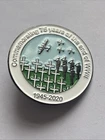 75 Years Of The End Of World War 2 Metal Badge.