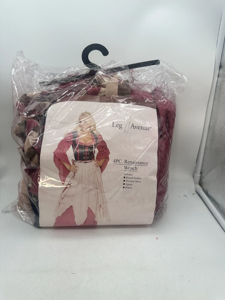 Leg Avenue Renaissance Wench Costume 4 Piece Cosplay Medieval Small Halloween - Image 2 of 4
