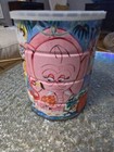 Folger's Coffee Can Tin Jungle Animals Elephant Lion Panda Flamingo VTG Decor — photo 1