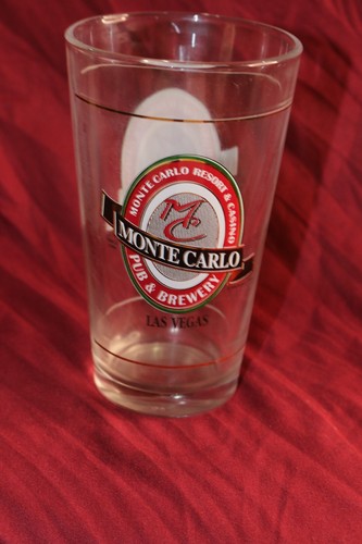 Monte Carlo Resort & Casino Las Vegas Nevada, vaso de pinta, vaso de cerveza artesanal de 16 oz - Imagen 2 de 4