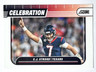 CJ STROUD Houston Texans 2024 Panini Score CELEBRATION INSERT Card #C-CSD