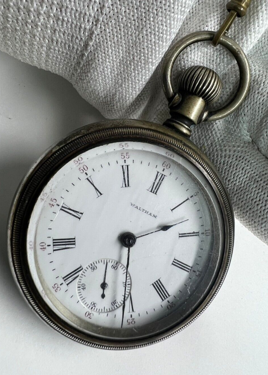 Waltham Y1906 pocket watch 17 Jewels silveroid 18s grade 825 model