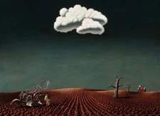 White Cloud : John Rogers Cox : Archival Quality Art Print