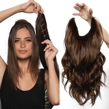 Thick Curly Wavy 100 Human Remy Halos Secret Invisible Wire Hair Extensions