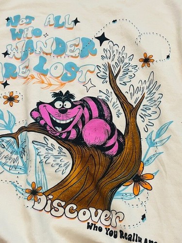 Gatto Walt Disney Cheshire Alice Wonderland vintage mondo negozio Disneyland Medium M - Foto 3 di 7