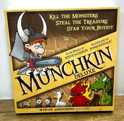 Steve Jackson Games MUNCHKIN DELUXE Board Game SJG1483 BRAND NEW