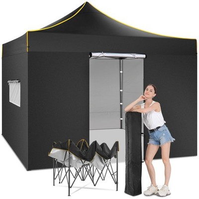 10x10 Pop up Canopy Outdoor Heavy Duty Party Tent Commercial Waterproof Gazebo