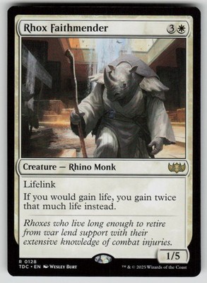 Rhox Faithmender Normal R Commander: Tarkir: Dragonstorm 128 NM