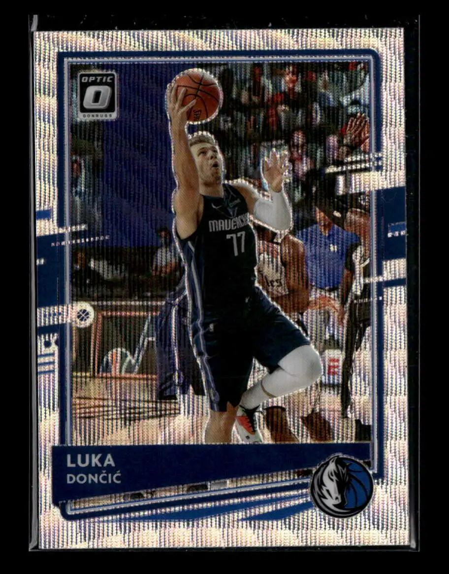 Luka Doncic 2020-21 Panini Donruss Optic Wave Prizm #86