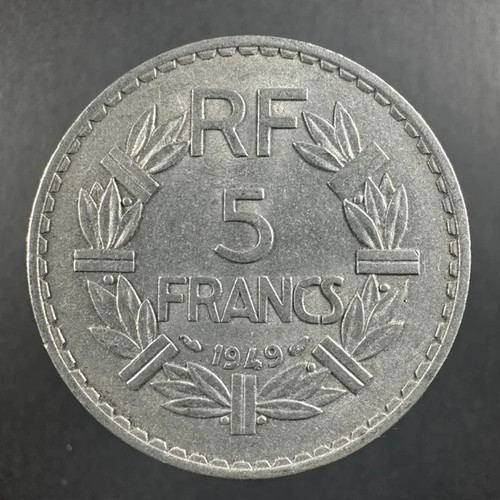 1949 France 5 Francs Lavrillier Lightly Circulated - Photo 2/4