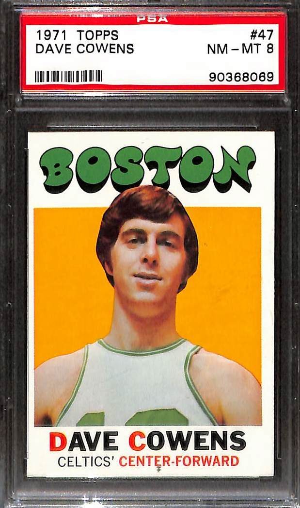 1971 TOPPS #47 Dave Cowens PSA 8 NM-MT 90368069 