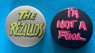 The Rezillos Cockney Rejects Vintage 1970s/80s Pin Badges Punk New Wave