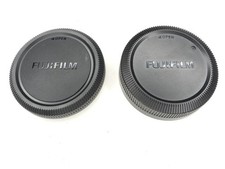 Lot Of 2x Fujifilm X Series Genuine OEM Camera Body Cap Rear Camera Lens Cap