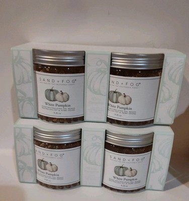 2x Sand + Fog White Pumpkin Scent Odor Neutralizing Gel Beads 2-Pack 9.35 Oz. W