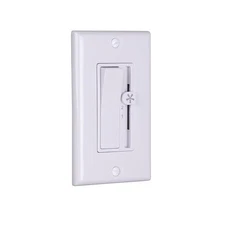 Harbor Breeze 1 Amp 3-speed Toggle Fan Control Wall Plate Included - White