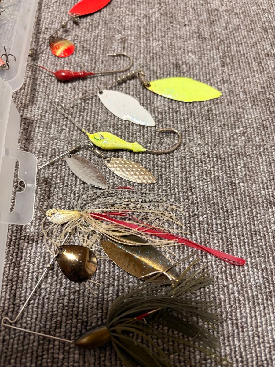 Fishing tackle lures worms spoons set of many - Image 4