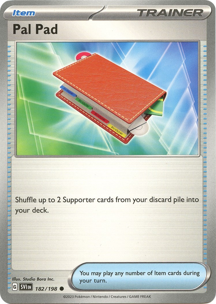 Pal Pad 182/198 Scarlet & Violet Base Set Near Mint EN Pokemon