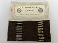 DMC Embroidery Floss Color-  3031 Very Dark Mocha Brown -New - Box Of 24 