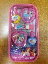 Lip Smacker Disney Princess Makeup Set Shimmer Cream/Lip Balm/Nail Polish E13B