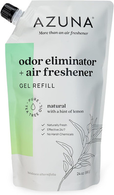 All-Natural Odor Remover Gel Refill Pouch | Air Purifier with Tea Tree Oil | Pla