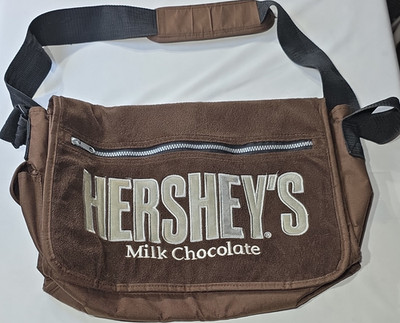 Hershey's Brown Black Messenger Bag Candy & Nuts Advertising Collectible