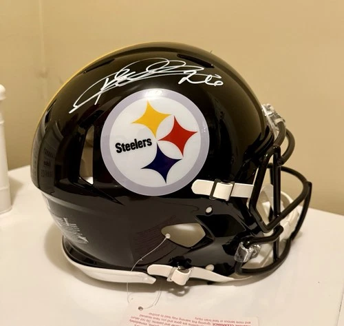 Pittsburgh Steelers F/S Authentic Helmet Signed By Rod Woodson Beckett WIT