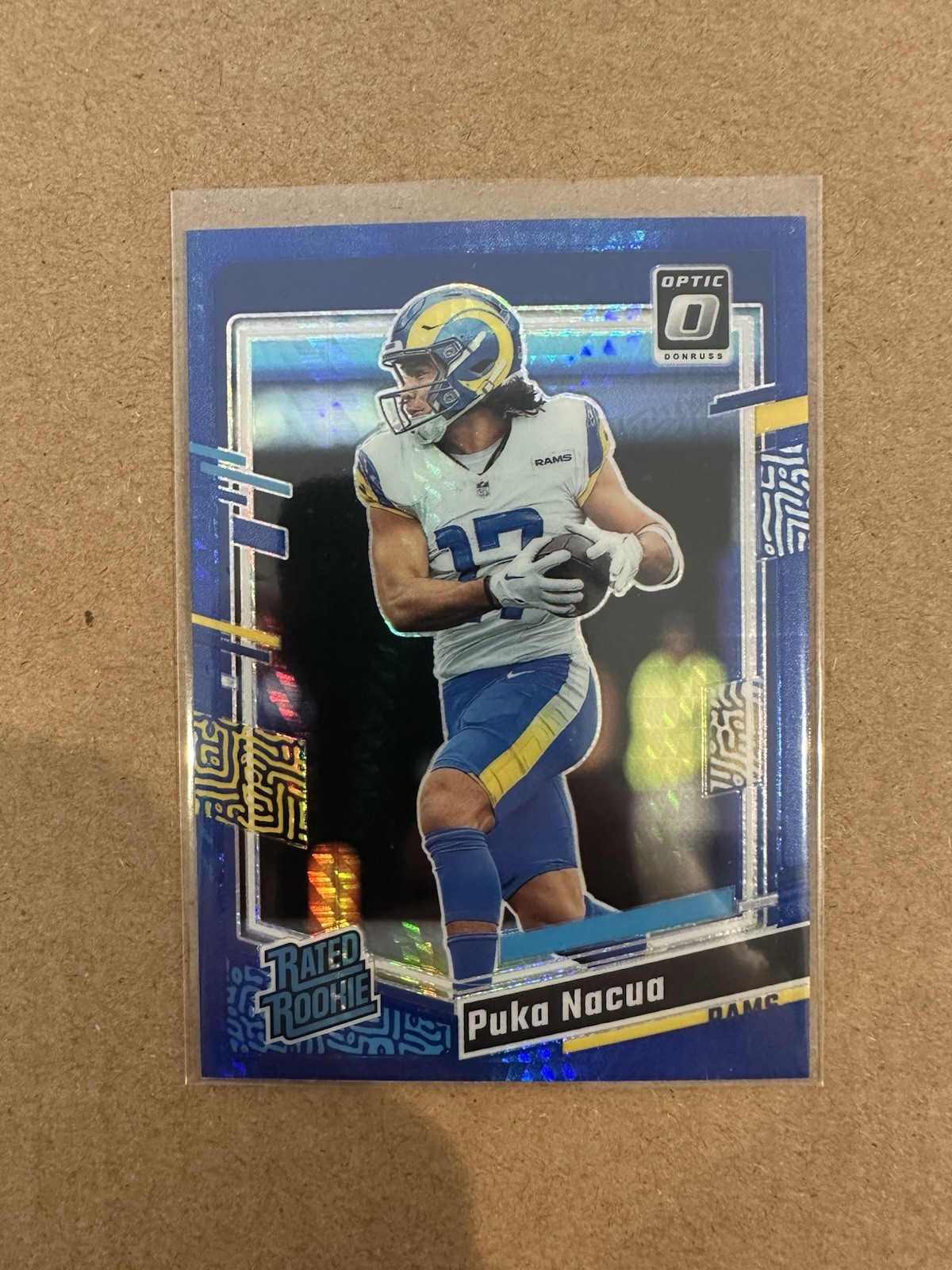 2023 Panini Donruss Optic - Rated Rookie Puka Nacua #238 Blue Hyper Prizm (RC)