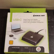 IOGEAR USB-C Smart Card CAC Reader GSR205 Sealed Box NEW