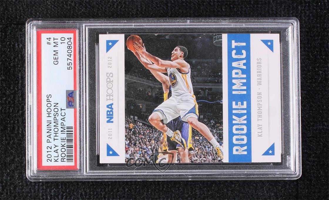 2012-13 NBA Hoops Rookie Impact Klay Thompson #4 PSA 10 GEM MT 0e3p