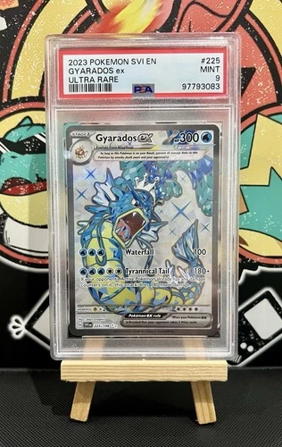 Gyarados EX 225/198 Scarlet Violet Base  PSA 9