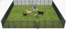 Dog Fence Outdoor Indoor 47 Inch Height 40 Panels Metal Dog Playpen for All Dogs