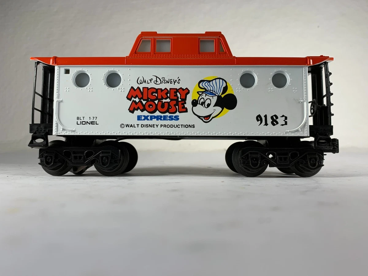 25+ Lionel Mickey Mouse O Scale Model Railroad Freight Cars for
