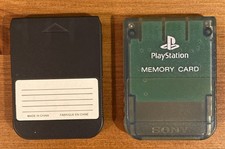 Sony PlayStation PS1 Memory Cards - Lot of 2